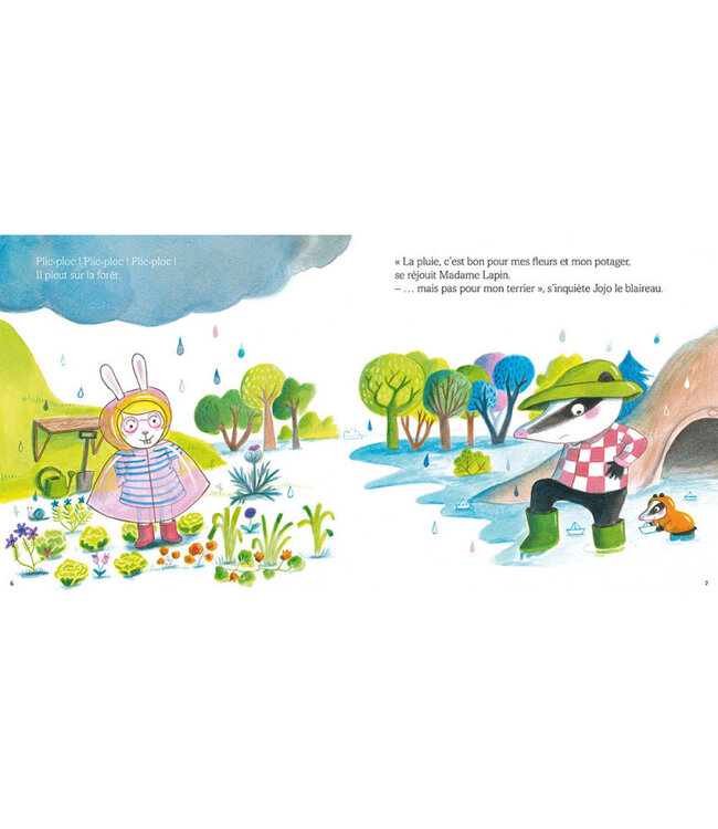 AUZOU LIVRE - PETITE TAUPE :TOMBE LA PLUIE