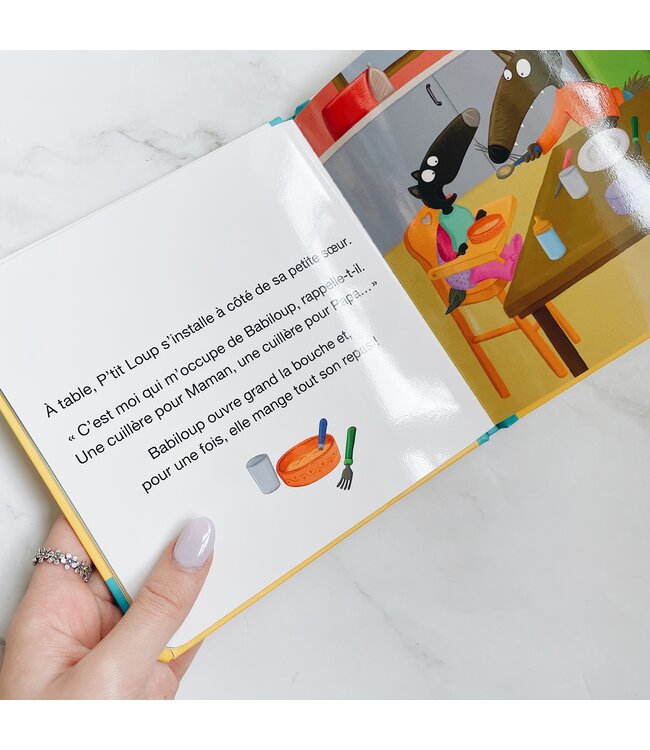 AUZOU LIVRE - P'TIT LOUP AIME SA PETITE SOEUR