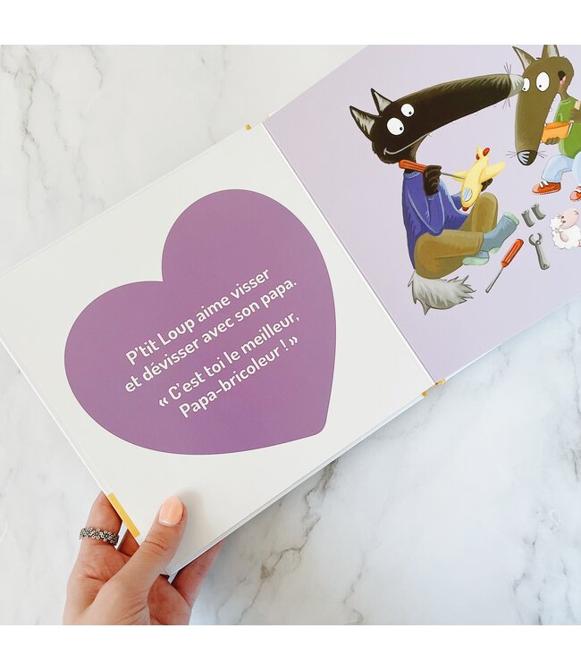 AUZOU LIVRE - P'TIT LOUP AIME SON PAPA