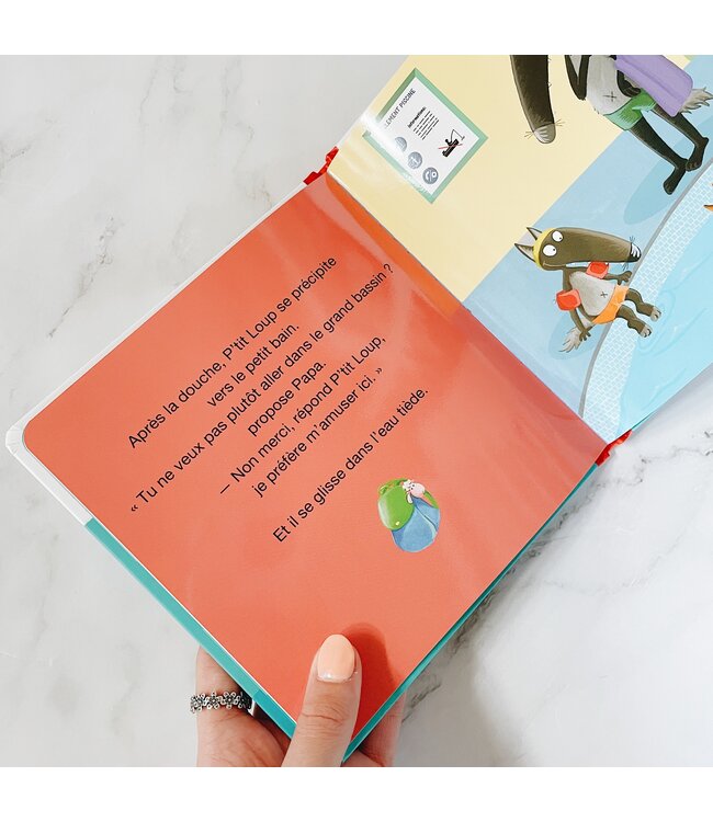 AUZOU LIVRE - P'TIT LOUP VA À LA PISCINE