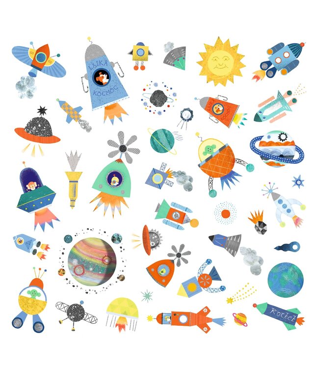 DJECO AUTOCOLLANTS - INTERSTELLAIRE