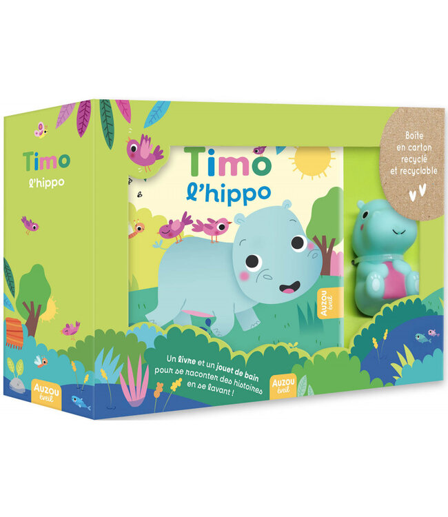 AUZOU COFFRET DE BAIN - TIMO L'HIPPO