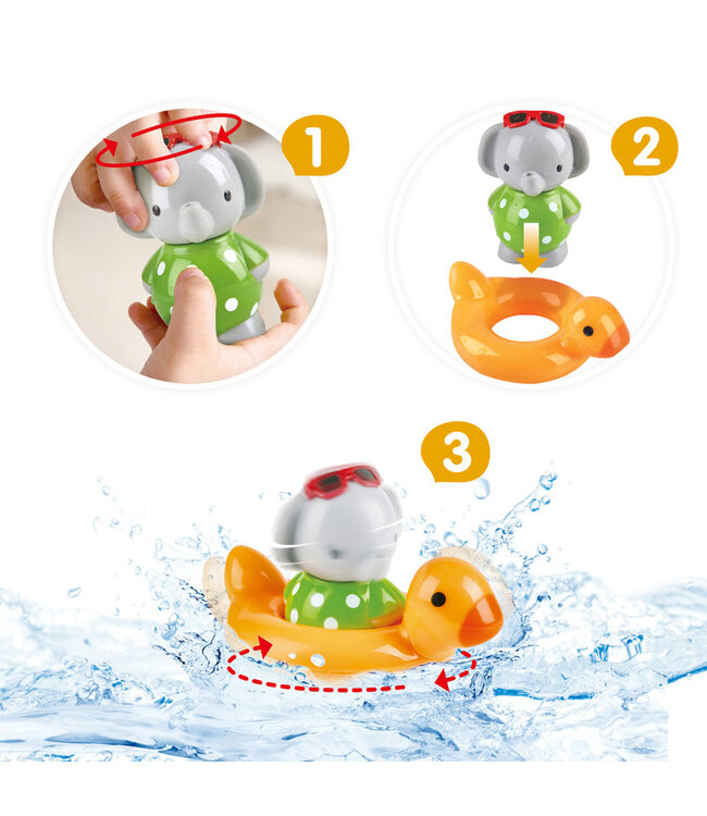 HAPE JEU DE BAIN - ÉLÉPHANT ET SA BOUÉE