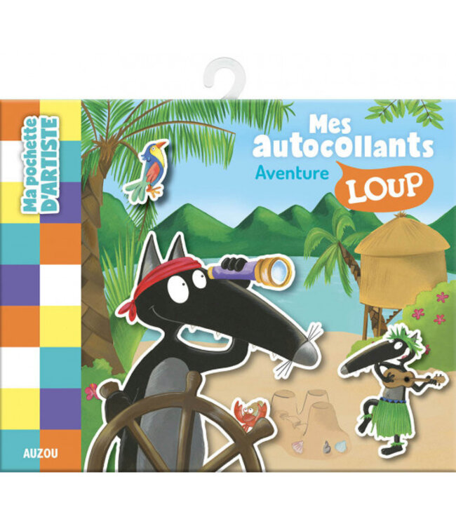 AUZOU AUTOCOLLANTS - AVENTURE LOUP