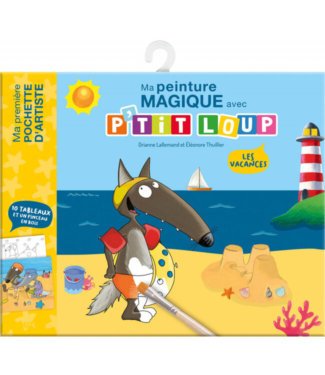 AUZOU POCHETTE PEINTURE MAGIQUE - P'TIT LOUP EN VACANCES