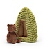 JELLYCAT PELUCHE - OURS FAUNE FORESTIÈRE