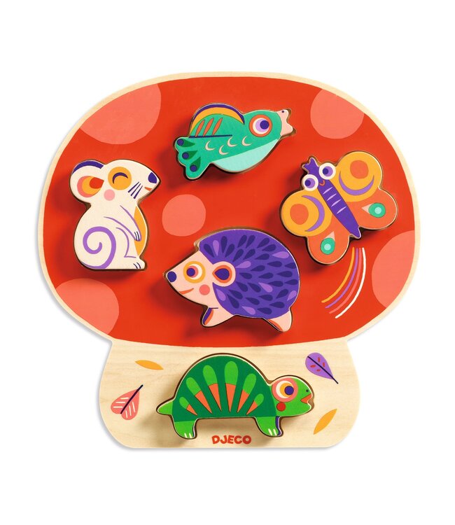 DJECO PUZZLE EN BOIS (5 MCX) - ANIANCO