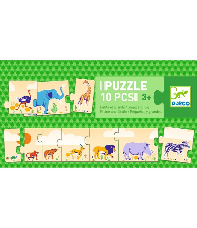 DJECO PUZZLE DUO - PETITS ET GRANDS