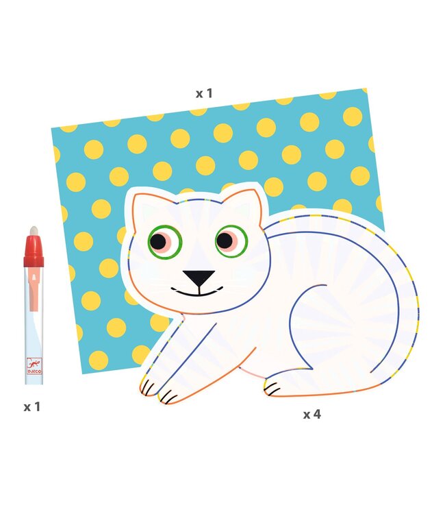 DJECO COLORIAGES MAGIQUES - ANIMALO-MA