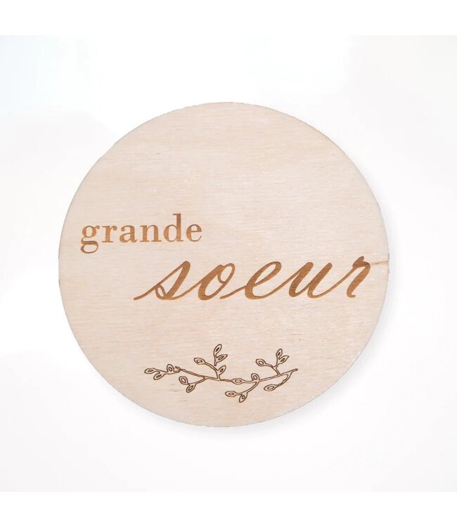 ADAM ET MILA PASTILLE DE BOIS - GRANDE SOEUR