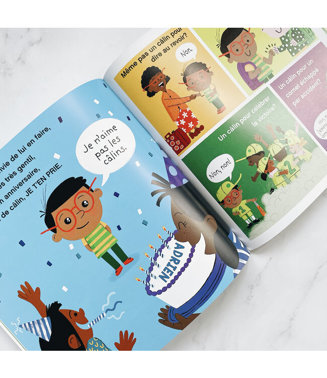 SCHOLASTIC LIVRE - PAS DE CÂLIN POUR ADRIEN (IL N'AIME PAS ÇA)