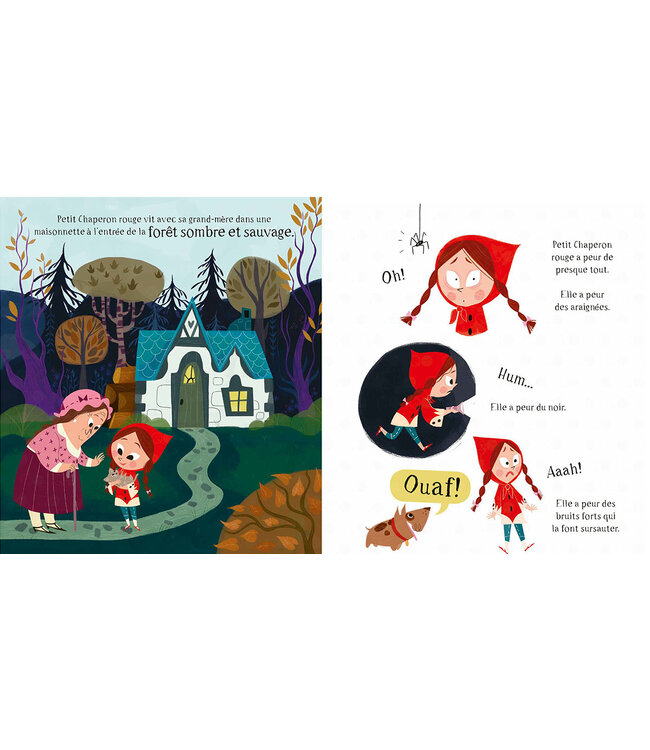 SCHOLASTIC LIVRE -  AU PAYS DES CONTES DE FÉES :  COURAGE, PETIT CHAPERON ROUGE !
