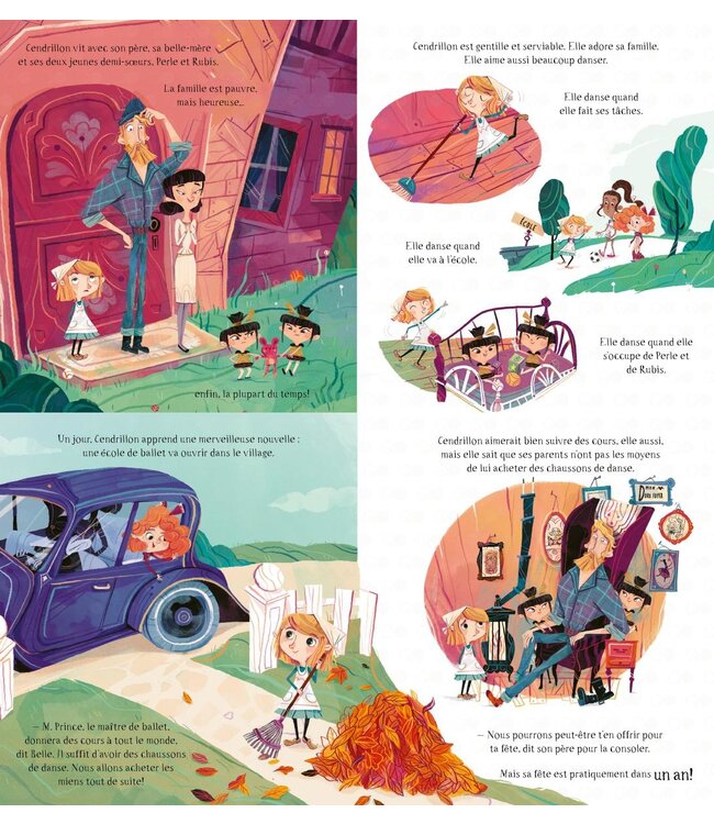 SCHOLASTIC LIVRE -  AU PAYS DES CONTES DE FÉES : SOIS PATIENTE, CENDRILLON !