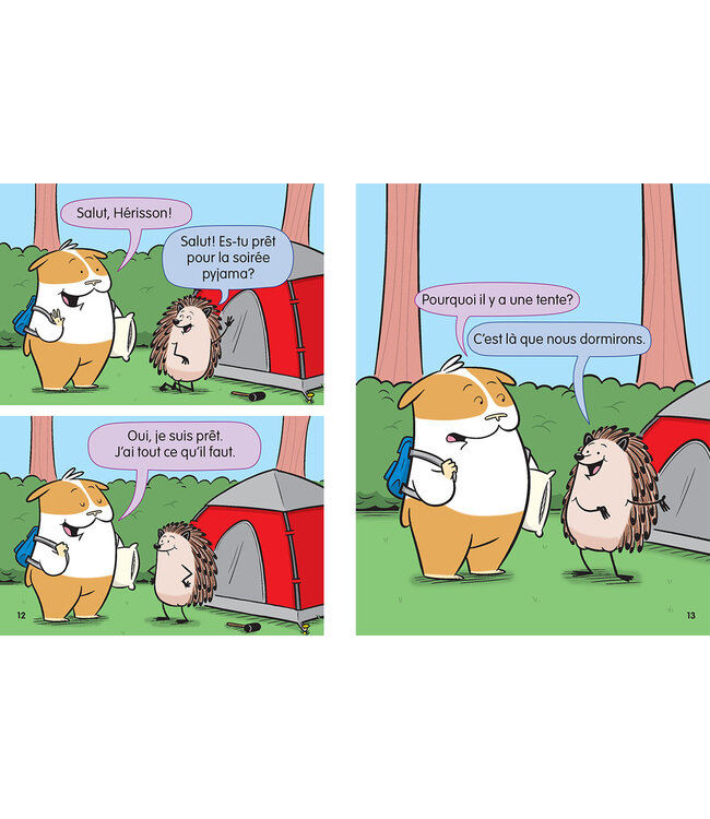 SCHOLASTIC LIVRE - VIENS DORMIR CHEZ MOI.