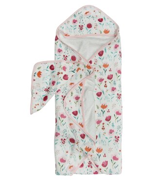 LOULOU LOLLIPOP SERVIETTE DE BAIN -  ROSEY BLOOM
