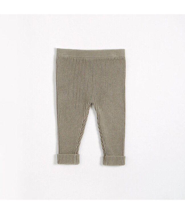 PETIT LEM PANTALON EN TRICOT - VERT KAKI