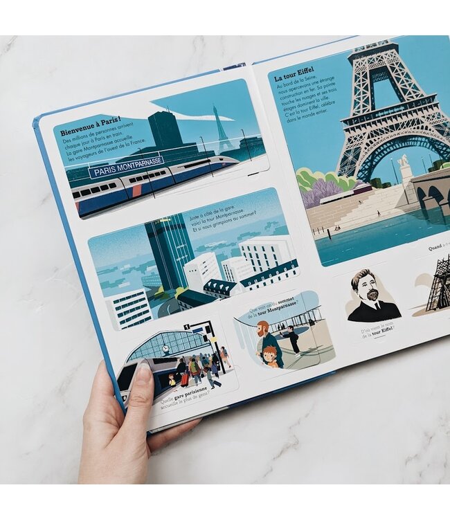 GALLIMARD JEUNESSE LIVRE - PARIS: QUI A CONSTRUIT LA TOUR EIFFEL?