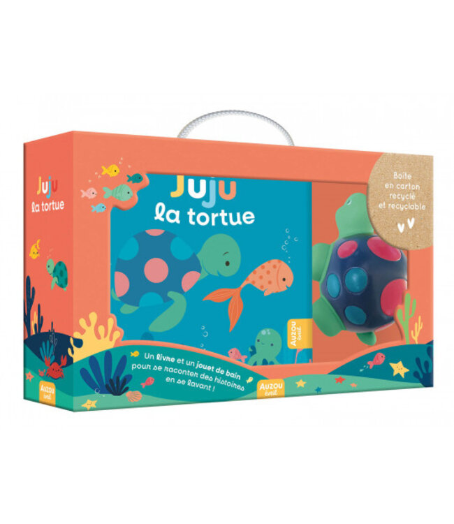 AUZOU COFFRET DE BAIN - JUJU LA TORTUE