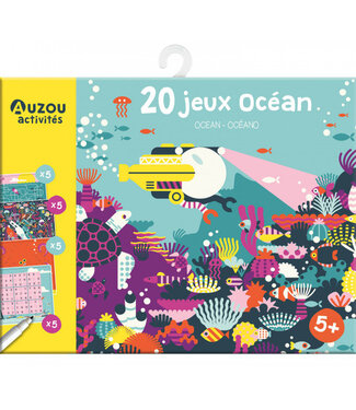 AUZOU MA POCHETTE DE JEUX - 20 JEUX OCÉAN