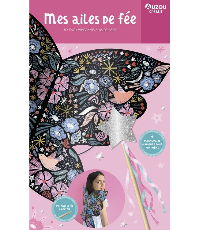 AUZOU ENS. CRÉATIF - AILES DE FÉES À GRATTER