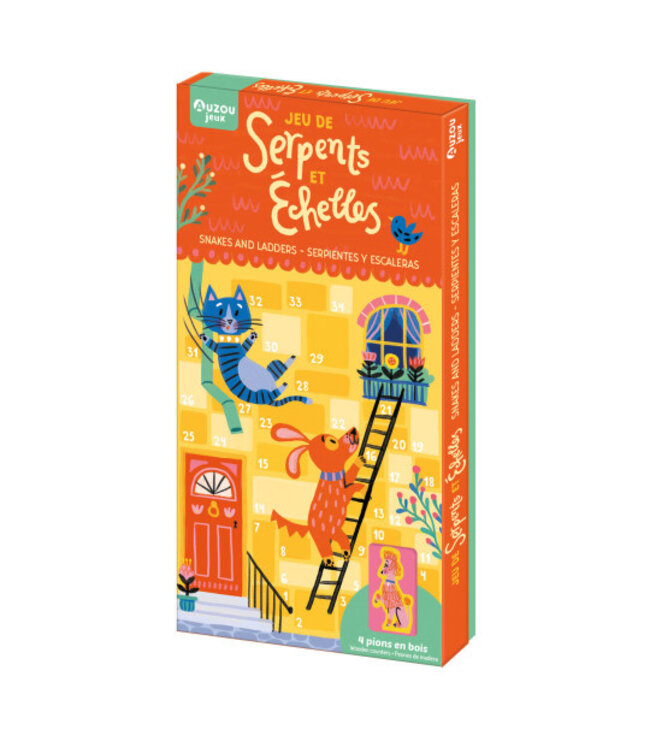 AUZOU COFFRET DE JEU - SERPENTS  ET ÉCHELLES
