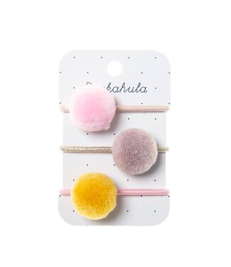 ROCKAHULA ENS. 3 ÉLASTIQUES - MAGICAL FOREST POM POM