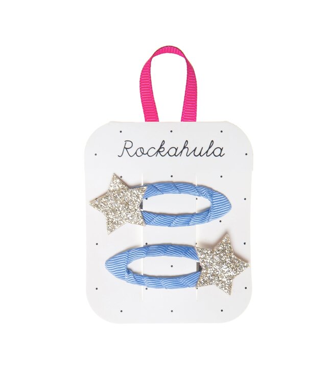 ROCKAHULA ENS. 2 BARRETTES - STARLIGHT BLUE