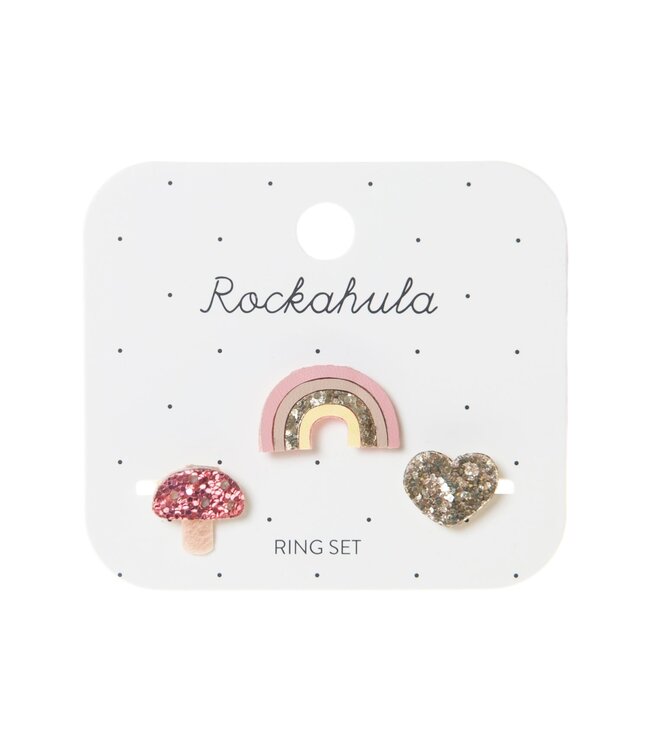 ROCKAHULA ENS. 3 BAGUES - MAGICAL RAINBOW