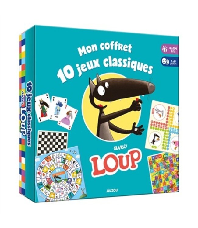 MON COFFRET 10 JEUX CLASSIQUES AVEC LOUP