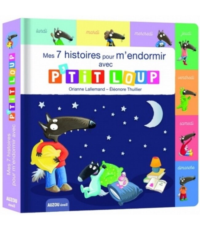 AUZOU LIVRE - MES 7 HISTOIRES POUR M'ENDORMIR AVEC P'TIT LOUP