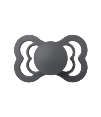 BIBS PACIFIER SUCES SUPREME SILICONE (PQT 2) - IRON