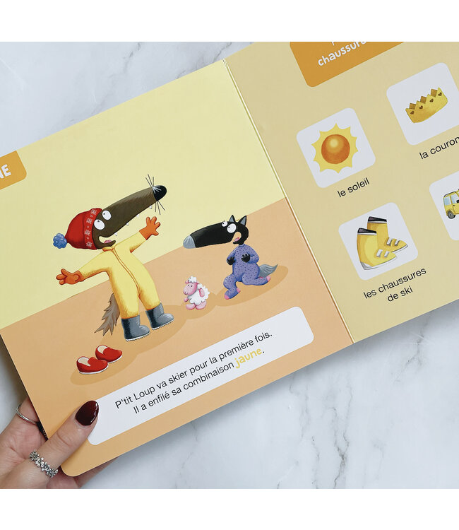 AUZOU LIVRE - P'TIT LOUP : LES COULEURS