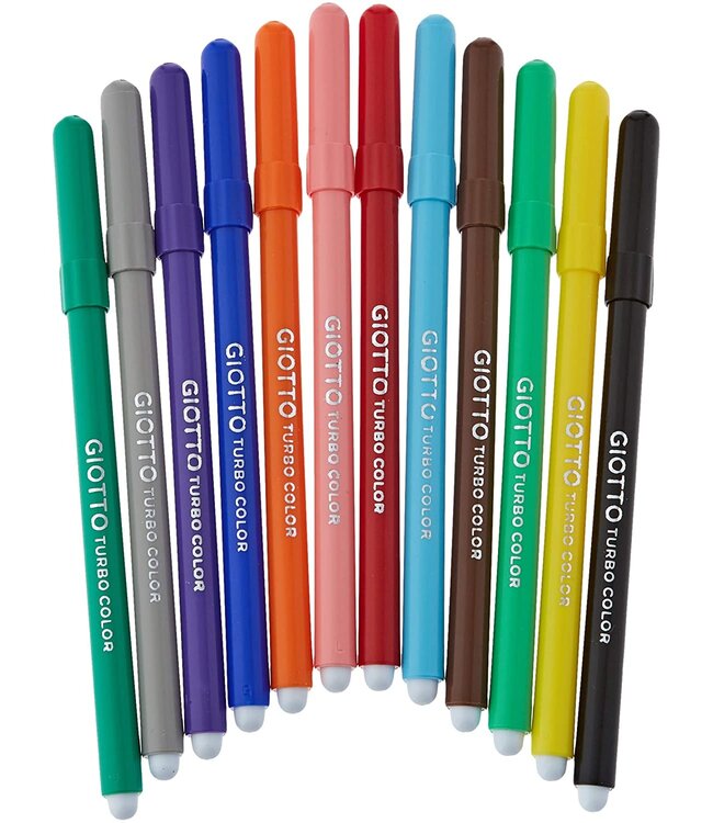 FUNNYMAT ENSEMBLE DE 12 MARQUEURS GIOTTO