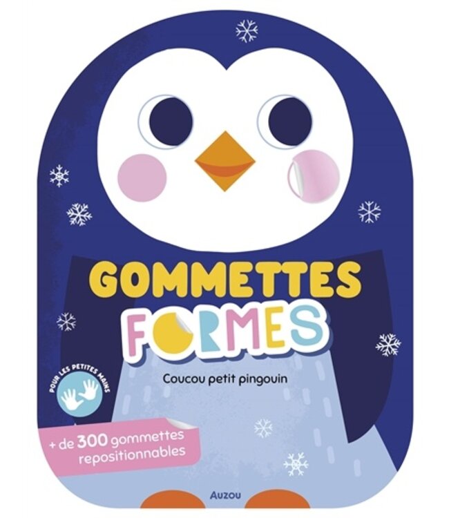AUZOU LIVRE DE GOMMETTES - COUCOU PETIT PINGOUIN