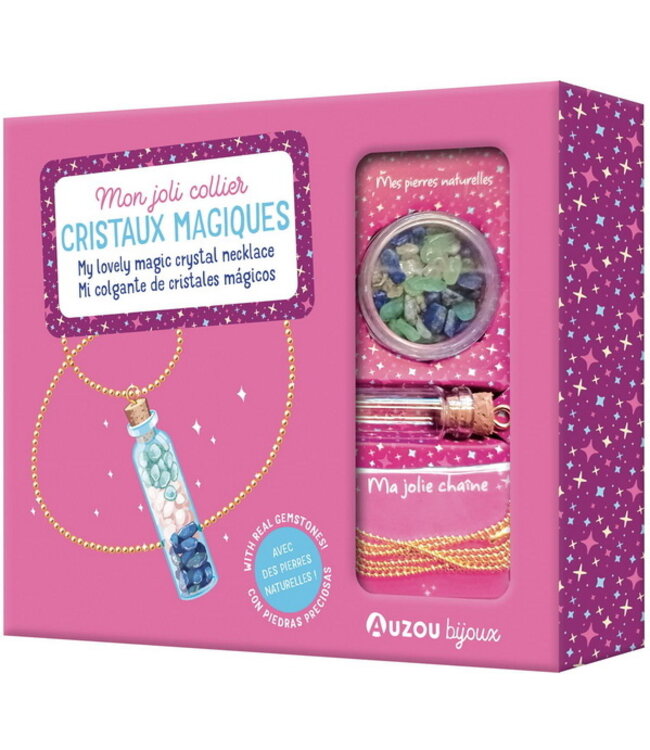 AUZOU MON JOLI COLLIER CRISTAUX MAGIQUES