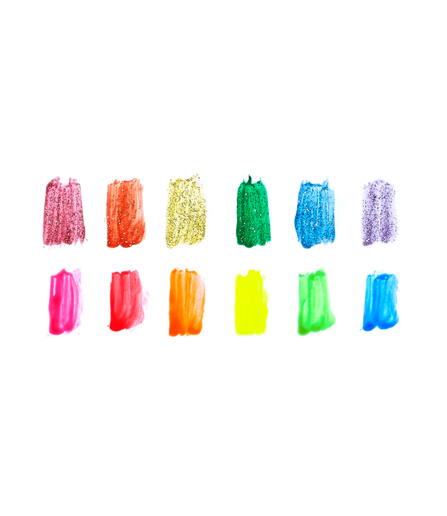 OOLY PALETTE DE GOUACHE - GLITTER & NEON