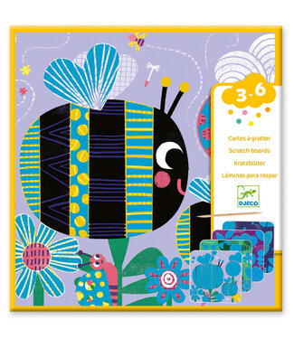DJECO CARTES À GRATTER - TOUTES PETITES BÊTES