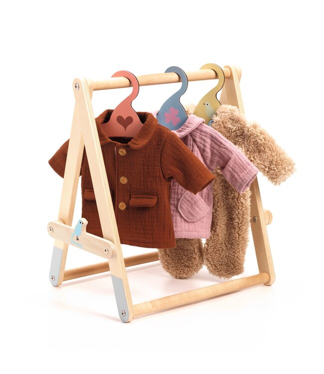 DJECO PENDERIE (3 CINTRES)