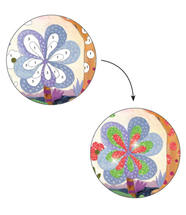 DJECO TABLEAUX À PAILLETER - TROPICO