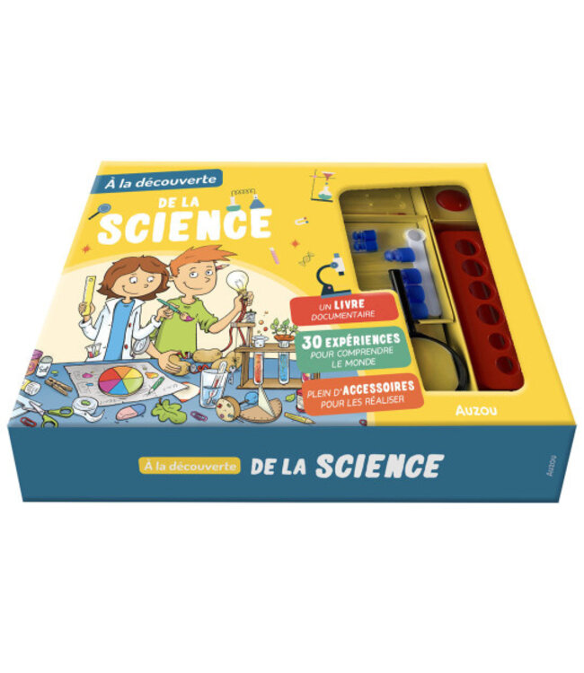 AUZOU COFFRET - À LA DÉCOUVERTE DE LA SCIENCE