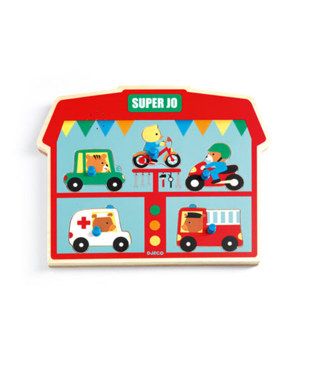 DJECO PUZZLE SONORE - SUPER JO