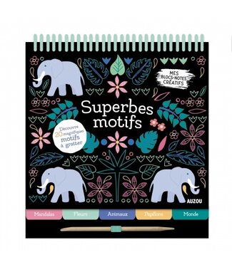 AUZOU CARTES À GRATTER - SUBERBES MOTIFS