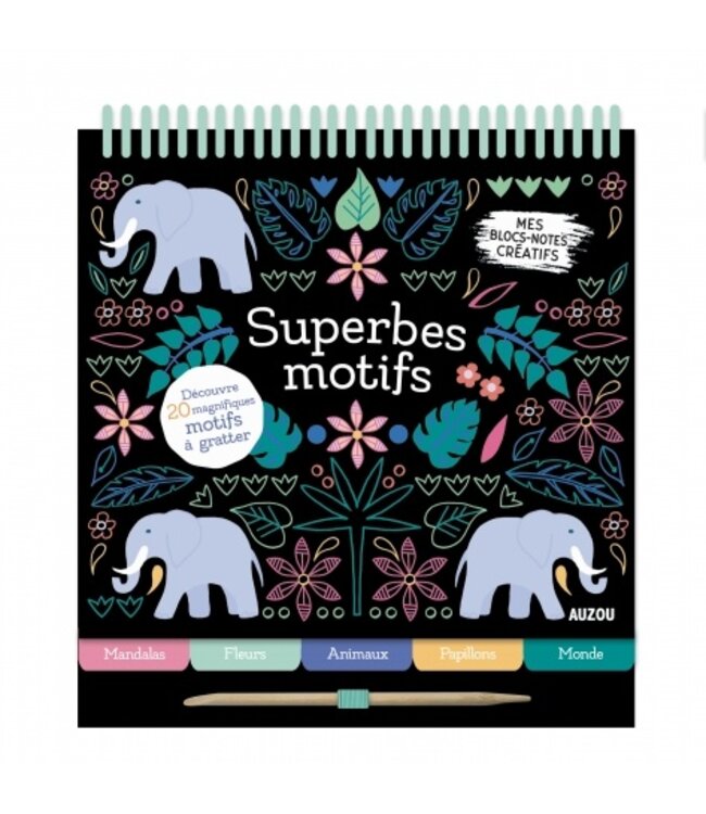 AUZOU CARTES À GRATTER - SUBERBES MOTIFS