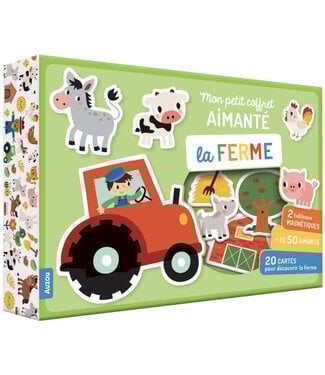 AUZOU MON PETIT COFFRET AIMANTÉ - LA FERME