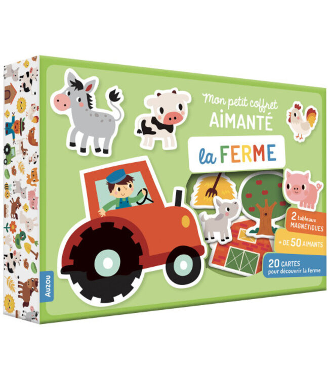 AUZOU MON PETIT COFFRET AIMANTÉ - LA FERME