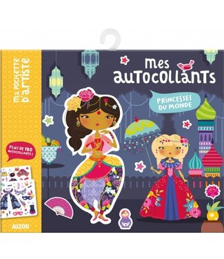 AUZOU MES AUTOCOLLANTS - MES PRINCESSES DU MONDE