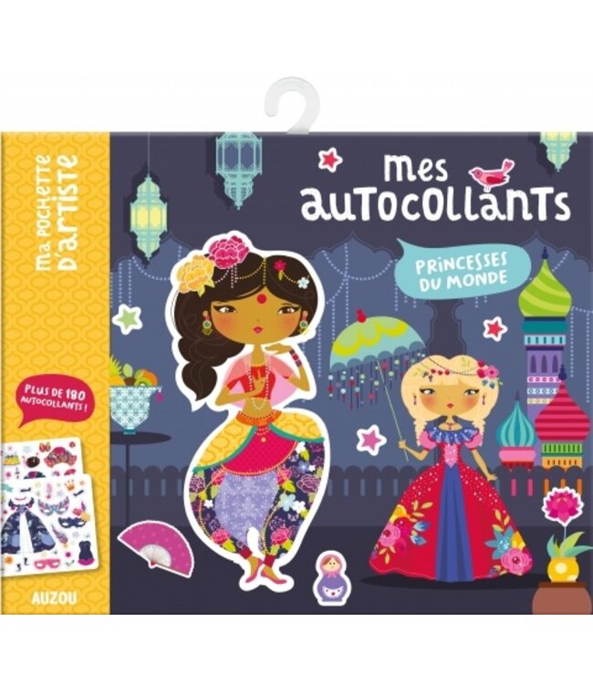 AUZOU MES AUTOCOLLANTS - MES PRINCESSES DU MONDE