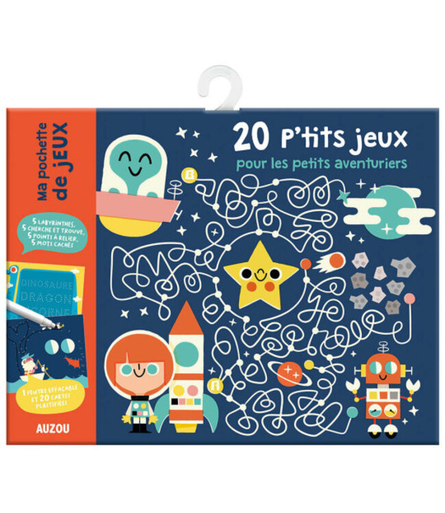 AUZOU POCHETTE - 20 JEUX POUR LES PETITS AVENTURIERS