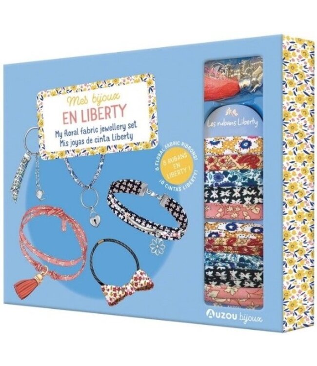 AUZOU COFFRET MES BIJOUX EN LIBERTY