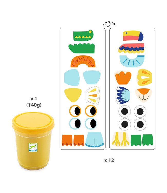 DJECO PÂTE À MODELER - MAPATANIMAUX